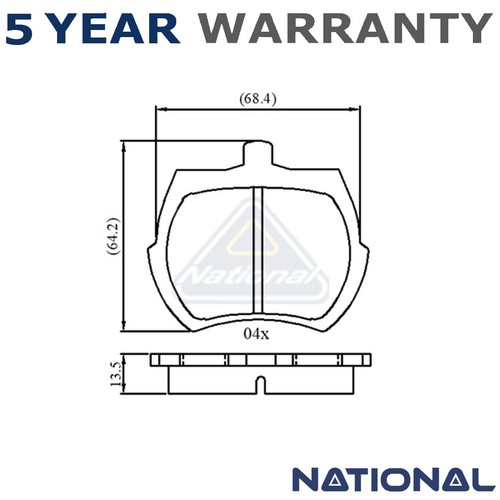 National brake pads - national,
