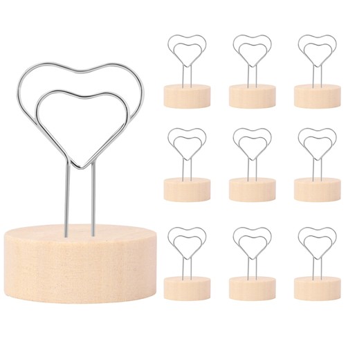 Silver table number holders - table,