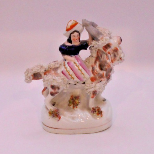 Antique staffordshire flatback - staffordshire,