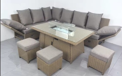 Rattan corner dining - corner,