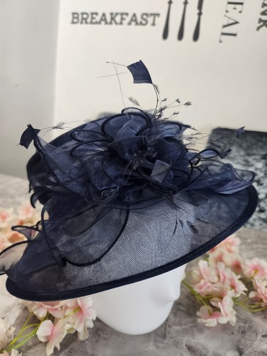 Hat box navy blue - hat,