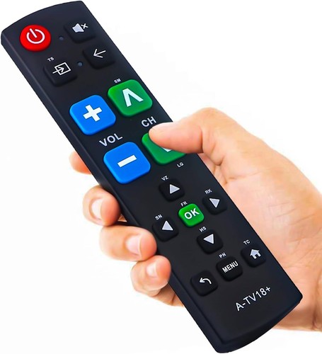 Large button universal remote - large,