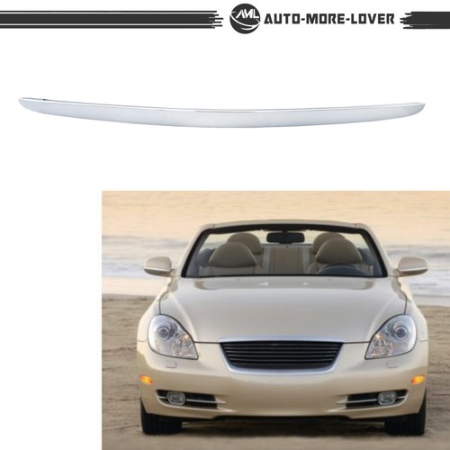 Front hood moulding chrome - hood,