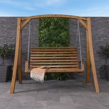 2-3 Seater Larch Wood Wooden