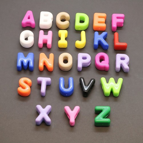 Large hole acrylic letter - acrylic,