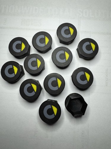 Wheel nut caps cover for - for, smart