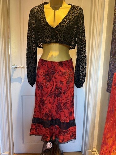 Betsey johnson skirt red - betsey,