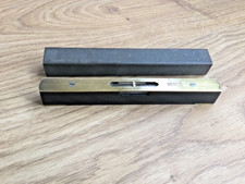 E. PRESTON & Sons Ebony & Brass Spirit Level including Metal Sleeve