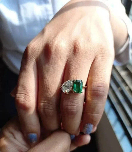 3ct pear emerald - 3ct,