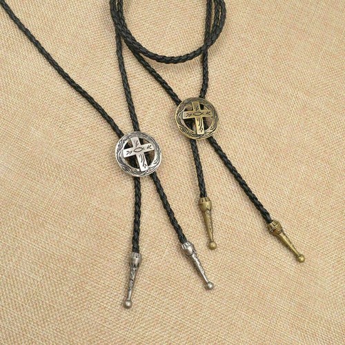 Western cowboy bolo tie - cowboy,