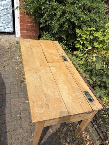Antique double school desk - antique,