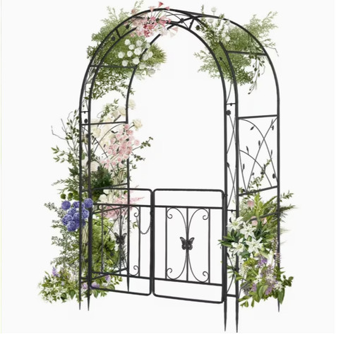 Metal garden arch with - arch, gate