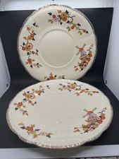 Two Breakfast Plates ART DECO