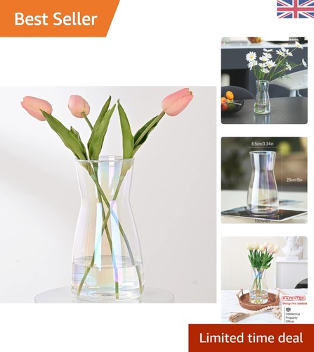 Iridescent decorative vase - vase,