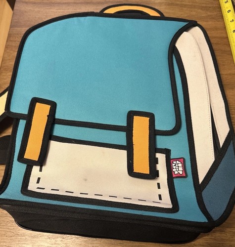 Jump from paper - jump, backpack