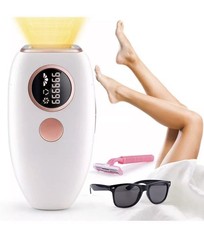 IPL Hair Removal System Device with 2 Flash Modes 5 Light Intensity white