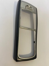 Nokia 6230 ORIGINAL Front Cover Black with Screen Display Glass Good Condition