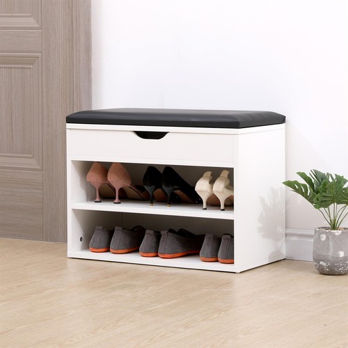 Shoe bench hallway wooden - bench,