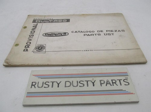 Bultaco original factory - original,