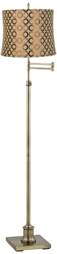 Swing arm floor lamp antique - arm,