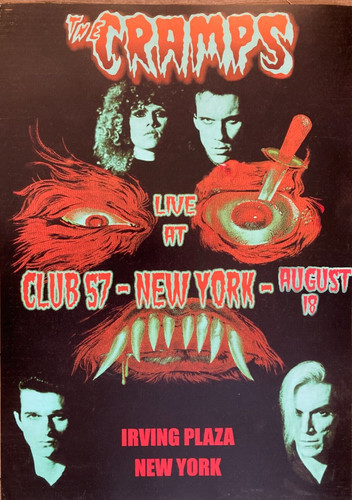 The cramps poster live club - poster,