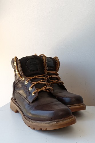 Men brown caterpillar - caterpillar, boots