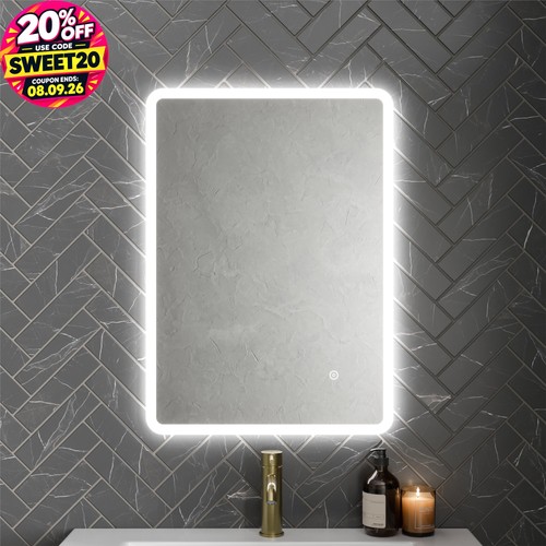 Rectangle led bathroom mirror - led,