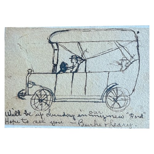 Antique 1915 hand drawn - antique,