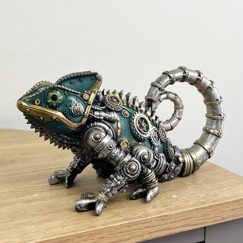 Gecko ornament steampunk - gecko,