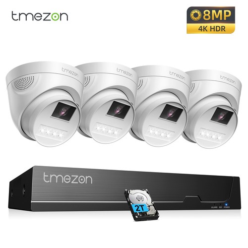 Tmezon 8mp cctv system - tmezon, audio