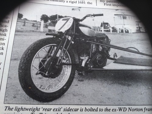 Norton es2 racing sidecar - norton,