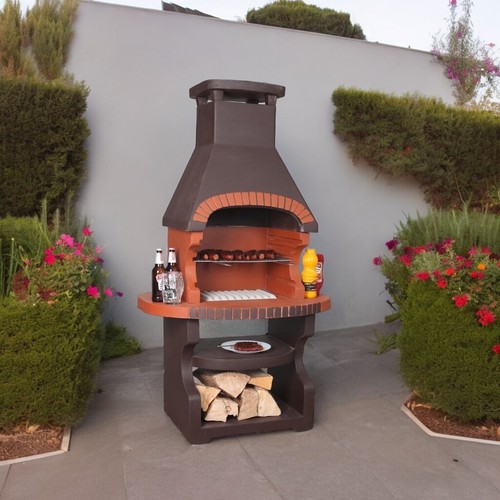 Masonry bbq barbecue garden - masonry,