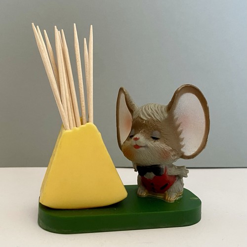 Vintage kitsch mouse cheese - vintage,
