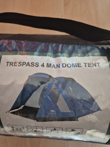 Trespass man dome - tent, blue