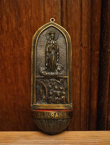 Antique catholic bronze - , brass