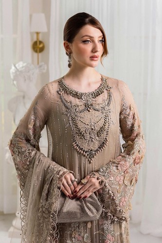 Maria embroidered chiffon - b,