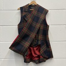 Great Scot Tartan Tailcoat Waistcoat & Sash Set UK 18 – Limited Edition Scotland