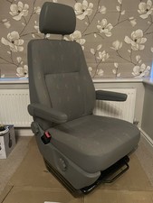 VW T5 T5.1 T6 Front Passenger Captain Seat + Base - Inca Trim 2003-2025 Genuine