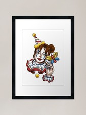 Clown Girl Traditional Tattoo