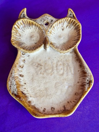 Fosters pottery owl spoon - fosters,