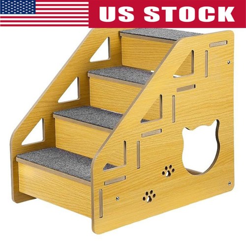 Step wooden pet stairs - pet,