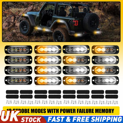 Amber white led - white, emergency