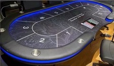 Gold Poker Table Racetrack Cup