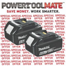 Makita Genuine BL1860 18V 6.0ah Lithium-ion LXT Battery UK *TWIN-PACK*
