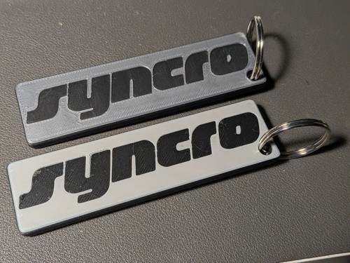 Volkswagen syncro keyring - 'syncro',