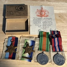 Boxed World War II Medal Group