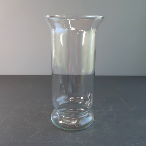 Vintage clear glass long stem - vintage,