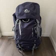 Lowe Alpine Womens Atlas ND 65L Axiom 2 Hiking Purple Backpack