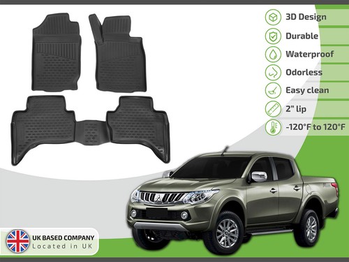 Car mats rubber - 3d,