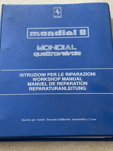 Ferrari mondial workshop - mondial, 8
